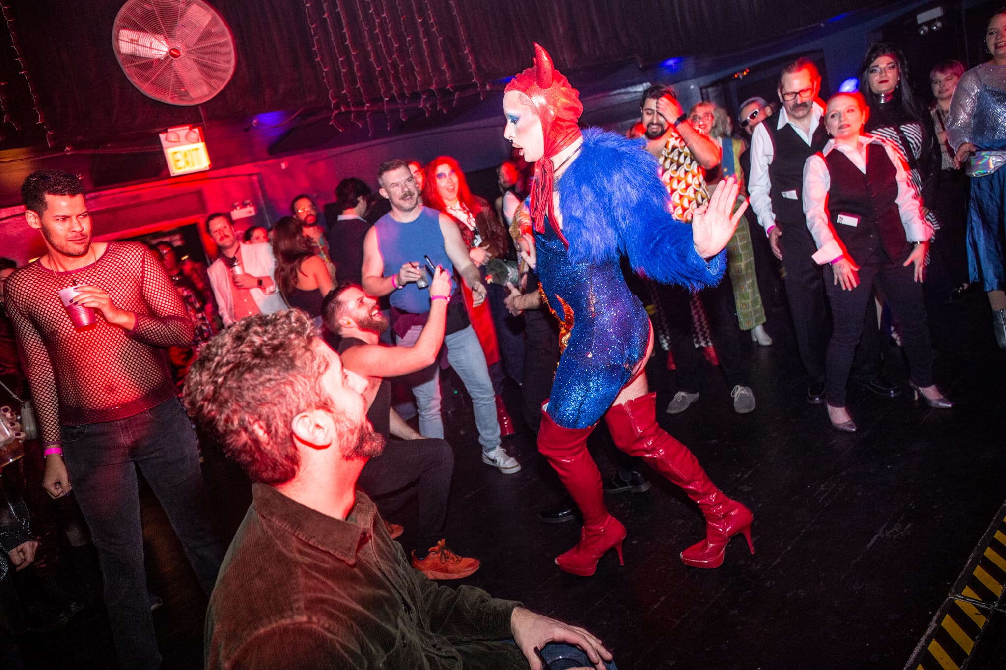 Nico performing at Bowie Ball 5