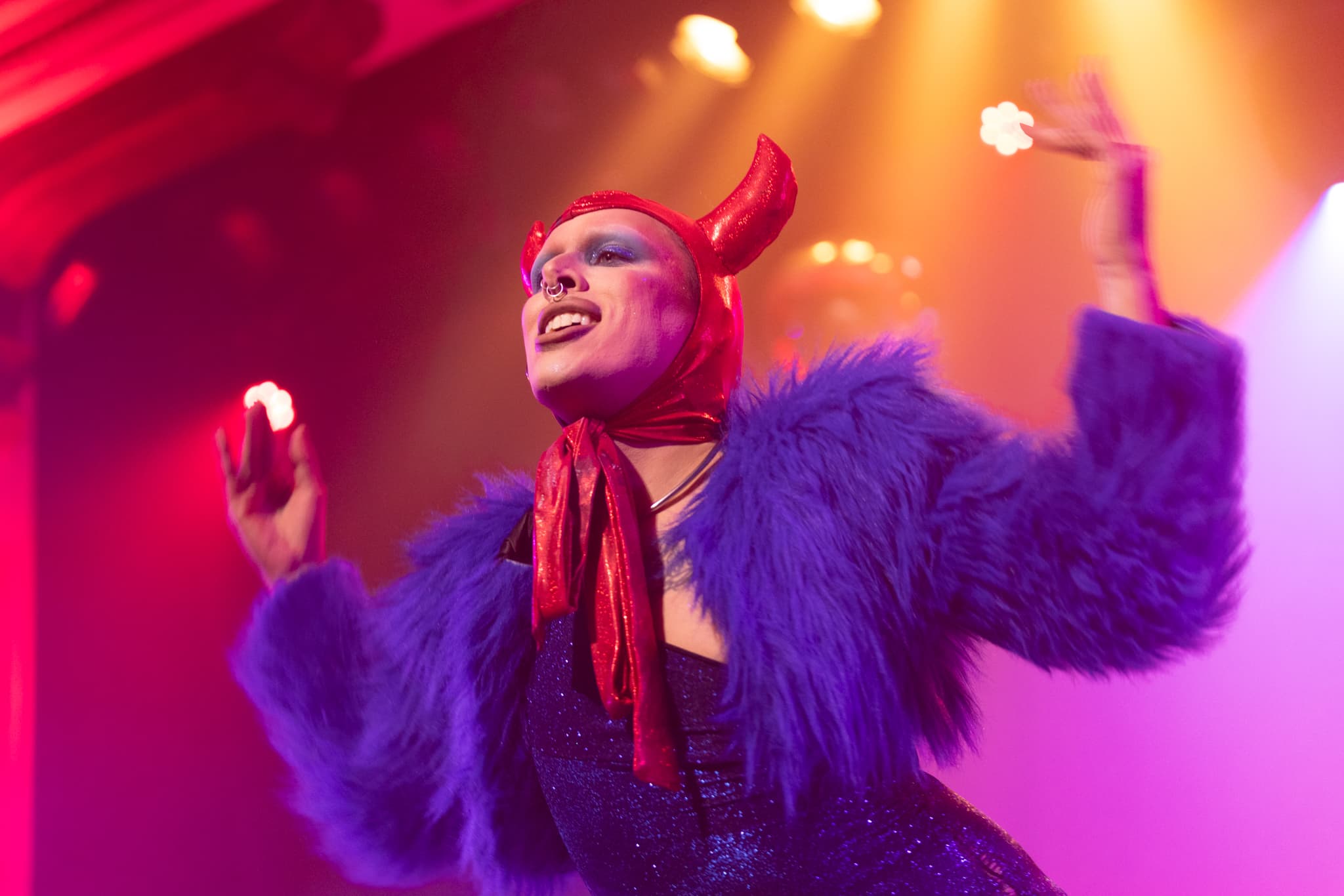 Nico performing at Bowie Ball 2